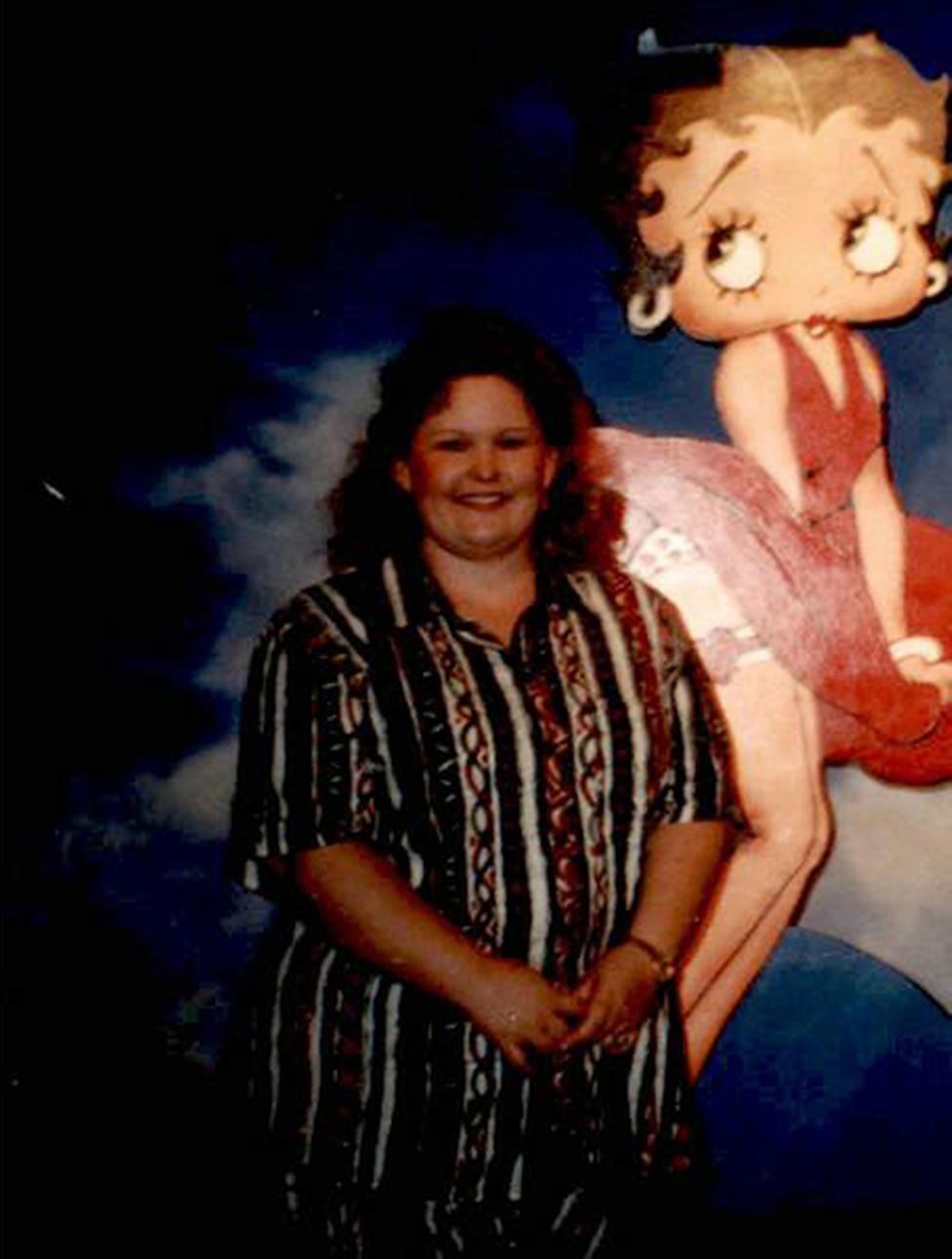 苏珊·贝尔（Susan Bell）在1996年的减肥之旅前的照片。（照片由苏珊·贝尔（Susan Bell）提供）